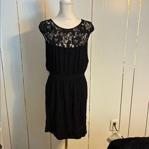 Elegant Black Lace Dress